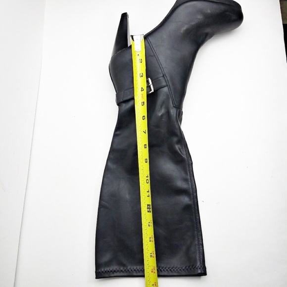 Nine West [10] Navita Black Heel Boots - Picture 7 of 8